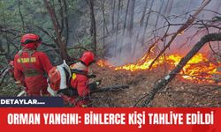 Orman Yangını: Binlerce Kişi Tahliye Edildi