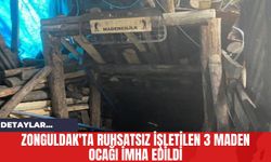 Zonguldak'ta Ruhsatsız İşletilen 3 Maden Ocağı İmha Edildi