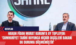 Hakan Fidan Murat Kurum'a Oy Topluyor: 'Cumhuriyet tarihi boyunca hiçbir Dışişleri Bakanı bu duruma düşmemiştir'