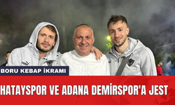 Hatayspor ve Adana Demirspor'a jest: Boru kebap ikramı