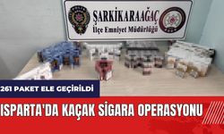 Isparta'da kaçak sigara operasyonu