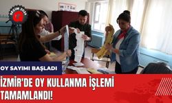 İzmir'de oy kullanma işlemi tamamlandı! Oy sayımı başladı