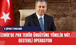 İzmir'de PK* Ter*rÖrgütüne Yönelik MİT Destekli Operasyonda 5 Şüpheli Yakalandı
