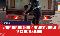 Jandarmanın Zıpkın Operasyonunda 17 Şahıs Yakalandı