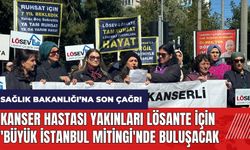 Kanser hastası yakınları LÖSANTE için 'Büyük İstanbul Mitingi'nde Buluşacak