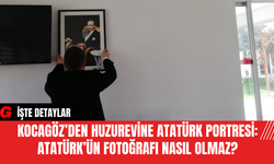 Kocagöz’den Huzurevine Atatürk Portresi: Atatürk’ün Fotoğrafı Nasıl Olmaz?