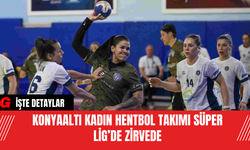 Konyaaltı Kadın Hentbol Takımı Süper Lig’de Zirvede