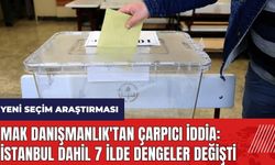 MAK Danışmanlık'tan çarpıcı seçim anketi iddiası: İstanbul dahil 7 ilde dengeler değişti
