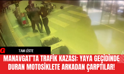 Antalya’da Trafik Kazası: Yaya Geçidinde Duran Motosiklete Arkadan Çarptılar!