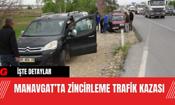 Manavgat’ta Zincirleme Trafik Kazası