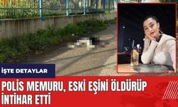 Mersin'de polis eski eşini öldürüp intihar etti