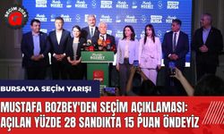 Mustafa Bozbey'den seçim açıklaması: Açılan yüzde 28 sandıkta 15 puan öndeyiz