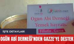 Ogün Abi Derneği'nden Gazze'ye Destek