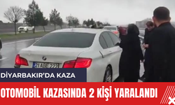 Diyarbakır'da otomobil kazası: 2 yaralı