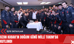 Ozan Kabak'ın doğum günü Milli Takım'da kutlandı