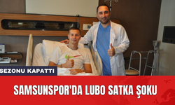 Samsunspor'da Lubo Satka şoku: Sezonu kapattı