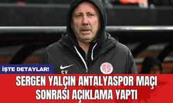 Sergen Yalçın Antalyaspor maçı sonrası açıklama yaptı