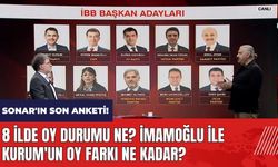 Sonar'ın son anketi! 8 ilde oy durumu ne? İstanbul'da İmamoğlu ile Kurum'un oy farkı ne kadar?