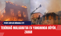 Tekirdağ Malkara'da Ev Yangınında Büyük Zarar: İtfaiye Ekipleri Müdahale Etti