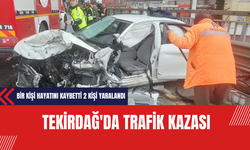 Tekirdağ'da Trafik Kazası: Bir Kişi Hayatını Kaybetti 2 Kişi Yaralandı
