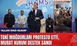 TOKİ mağdurları protesto etti! Murat Kurum destek sandı