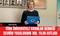 Türk Üniversiteli Kadınlar Derneği Devrim Yasalarının 100. Yılını Kutladı