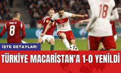 Türkiye Macaristan'a 1-0 yenildi