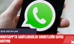 WhatsApp'ta sabitlenebilen sohbetlerin sayısı artıyor