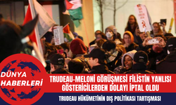 Trudeau-Meloni Görüşmesi Filistin Yanlısı Göstericilerden Dolayı İptal Oldu