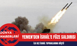 Yemen'den İsrail'e Füze Saldırısı: İlk Kez İsrail Topraklarına Düştü