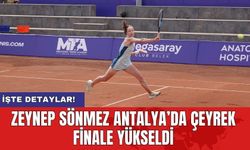 Zeynep Sönmez Antalya’da çeyrek finale yükseldi