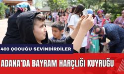 Adana'da bayram harçlığı kuyruğu! 400 çocuğu sevindirdiler