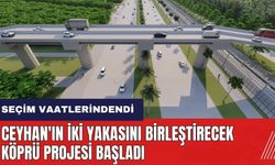 Adana'da Ceyhan'ın iki yakasını birleştirecek köprü projesi başladı