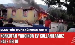 Adana'da korkutan yangın! Ev kullanılamaz hale geldi