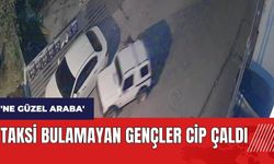 Adana'da taksi bulamayan gençler cip çaldı