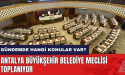 Antalya Büyükşehir Belediyesi Meclisi toplanıyor! Gündemde hangi konular var?
