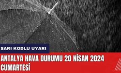 Antalya hava durumu 20 Nisan 2024 Cumartesi