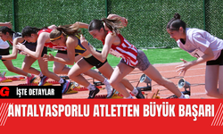 Antalyasporlu Atletten Büyük Başarı