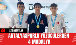 Antalyasporlu Yüzücülerden 4 Madalya