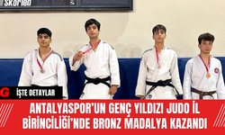Antalyaspor’un Genç Yıldızı Judo İl Birinciliği’nde Bronz Madalya Kazandı