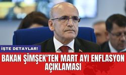 Bakan Şimşek'ten mart ayı enflasyon açıklaması