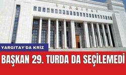 Yargıtay'da kriz: Başkan 29. turda da seçilemedi