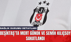 Beşiktaş'ta Mert Günok ve Semih Kılıçsoy sakatlandı
