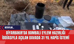 Diyarbakır'da Bombalı Eylem Hazırlığı İddiasıyla Açılan Davada 31 Yıl Hapis İstemi