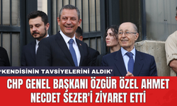 CHP Genel Başkanı Özgür Özel Ahmet Necdet Sezer'i ziyaret etti