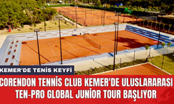 Corendon Tennis Club Kemer'de Uluslararası TEN-PRO Global Junior Tour başlıyor