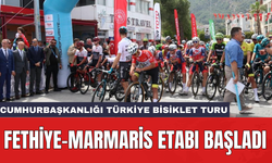 Cumhurbaşkanlığı Türkiye Bisiklet Turu: Fethiye-Marmaris etabı başladı