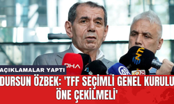 Dursun Özbek: 'TFF seçimli genel kurulu öne çekilmeli'