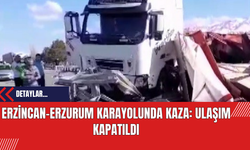 Erzincan-Erzurum Karayolunda Kaza: Ulaşım Kapatıldı
