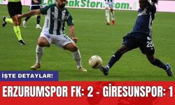 Erzurumspor FK: 2 - Giresunspor: 1
